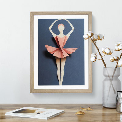 Paper Ballerina Dancer - Wall Art