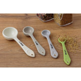 In the Forest 4 Piece Stoneware Measuring Spoon Set