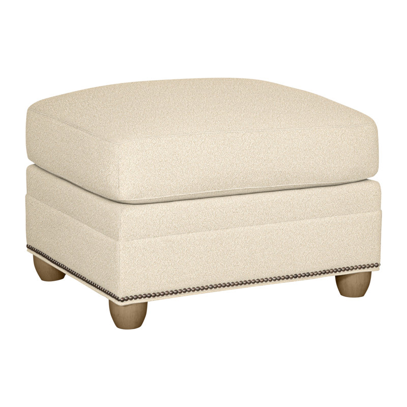 Fairgrove Upholstered Ottoman, Hampton, Kimoni Natural, No