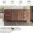59" Sideboard Buffet Cabinet With 3 Drawers and Solid Wood Base