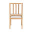 Balin & pari Clarington - Chaise d'appoint en bois avec assise rembourrée et dossier à broche, brun naturel Clarington-1111567625