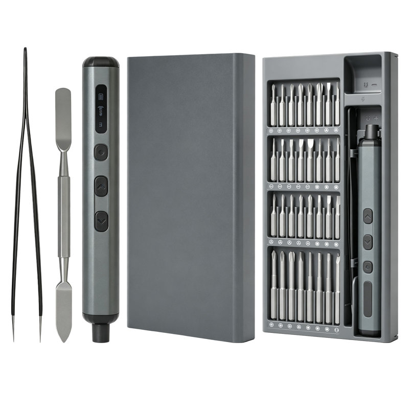 Ensemble de tournevis électrique de précision 72 en 1, tournevis stylo 3,7 V avec charge rapide de type C et lumière DEL, idéal pour la réparation électronique de téléphones, montres et ordinateurs portables.