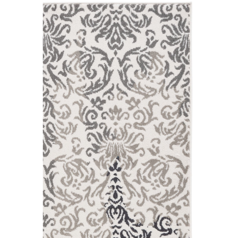 Ceslie Damask Indoor Rug, Runner 2'2" x 8'
