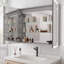 Pharmacie pour salle de bain avec lumières, Pharmacie à DEL avec miroir