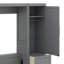 Grand lit escamotable avec tiroirs et tablettes-381021202