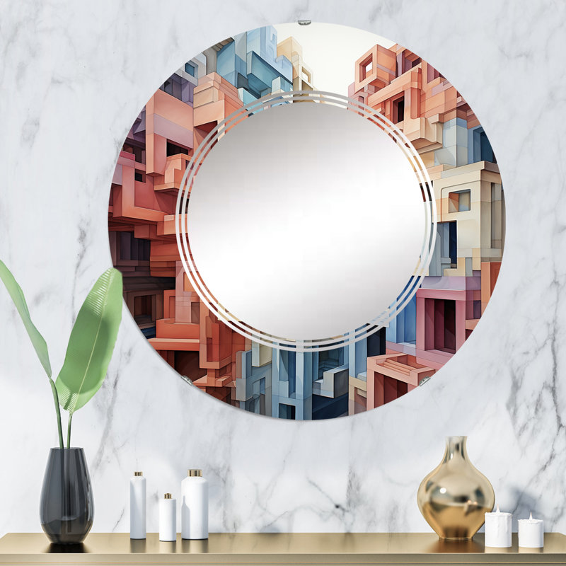 Miroir mural Zoniet, 32 po x 32 po