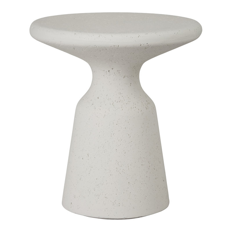 Moyrin Terrazzo Accent Stool, Chalk