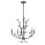 Laska 5-Light Chandelier in Enchanted Bronze by Breegan Jane