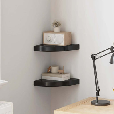 Naudiya 2 Piece Corner Floating Shelf