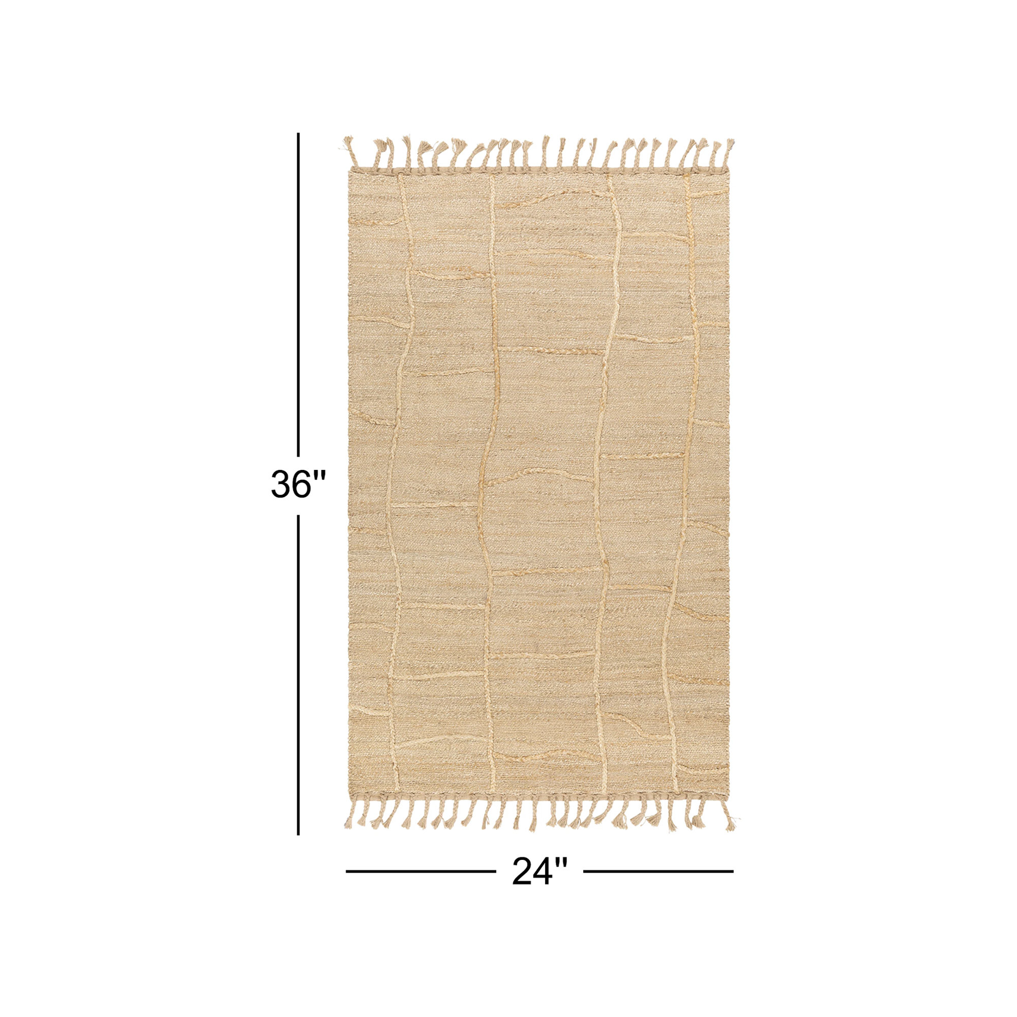 Jute / Sisal Rug, Rectangle 2' x 3'