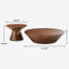 Ensemble de 2 tables basses Modern Modern