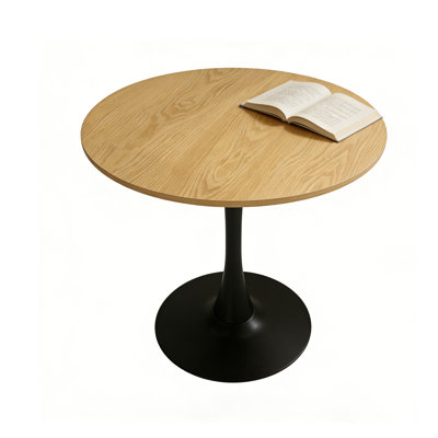 Round Table, Modern Dining Table, Dining Table,MDF Top And Steel Base Tulip Round Kitchen Table,Kitchen Table, Mid Century Coffee Table, Oval Dining Table