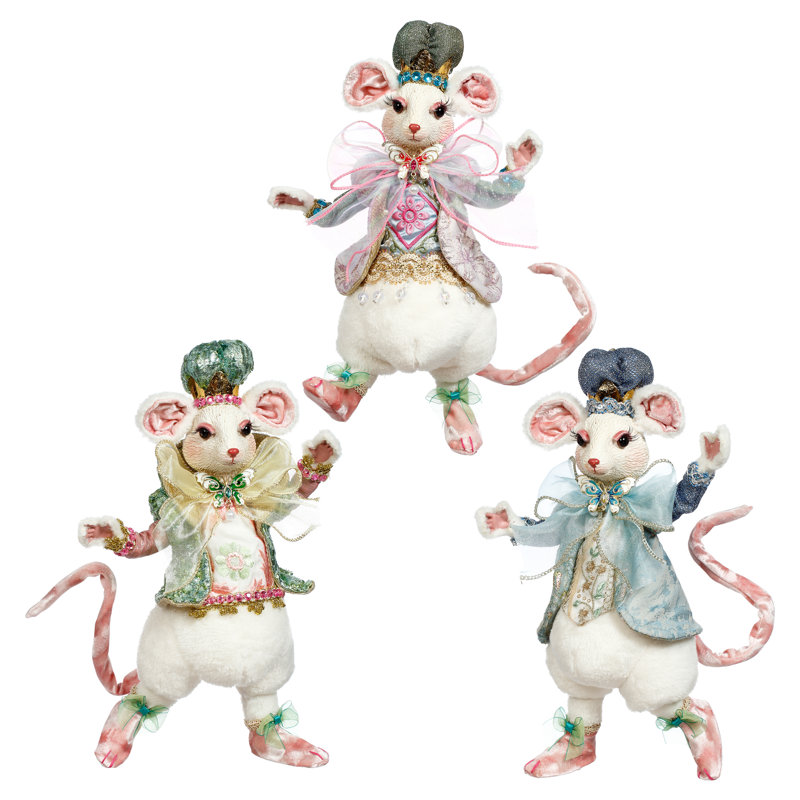 Royal Palace Mice - 12 Inches Set Of  3