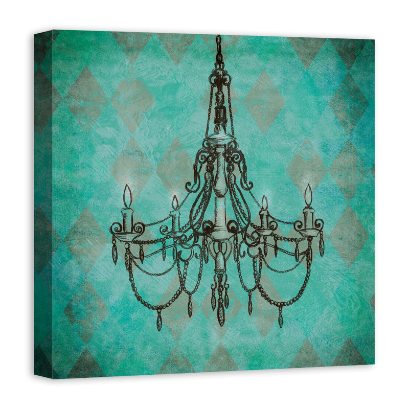 « bleu lustre », reproduction d’impression sur toile tendue