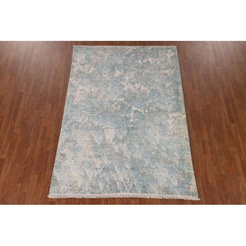All-Over Abstract Modern Area Rug 6x8