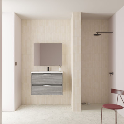 Vanity & Mirror Set