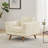 Chenille Armchair With Solid Wood Legs-2136371747