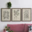 Antique Black and White Botanical VII - Ensemble de 3 reproductions d'art sur toile-282180057-282180058