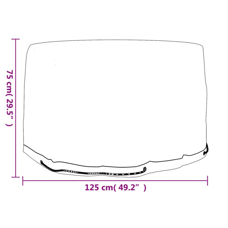 Outdoor Patio Chaise Lounge Cover