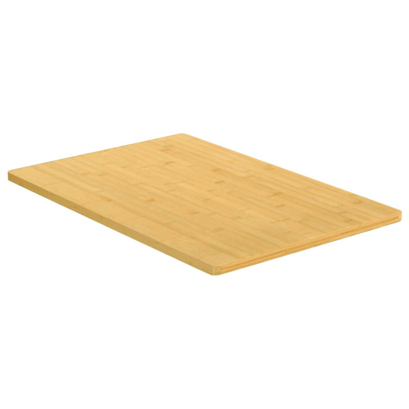 Plateau de table en bambou Vidaxl avec finition vernie moyenne durable, Brun