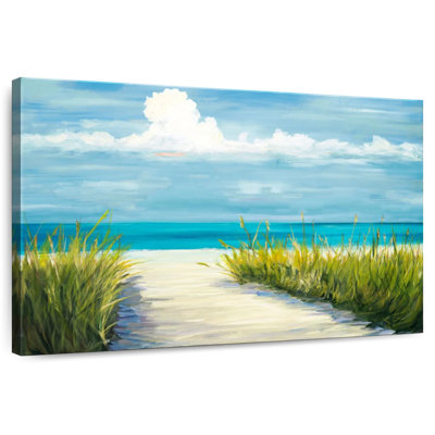 Scène de plage apaisante