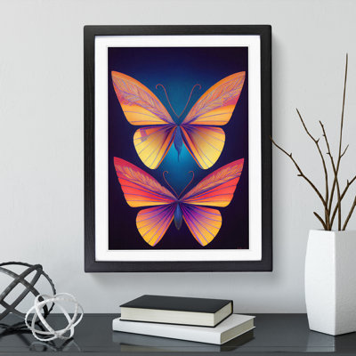 Vivid Butterflies - Wall Art