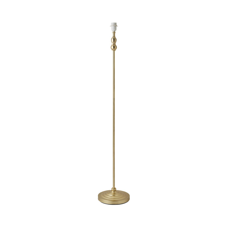 Reselva 131cm Traditional Floor Lamp, Gold, White