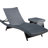 East Village Outdoor Wicker Chaise Lounge Set with Table-261389854