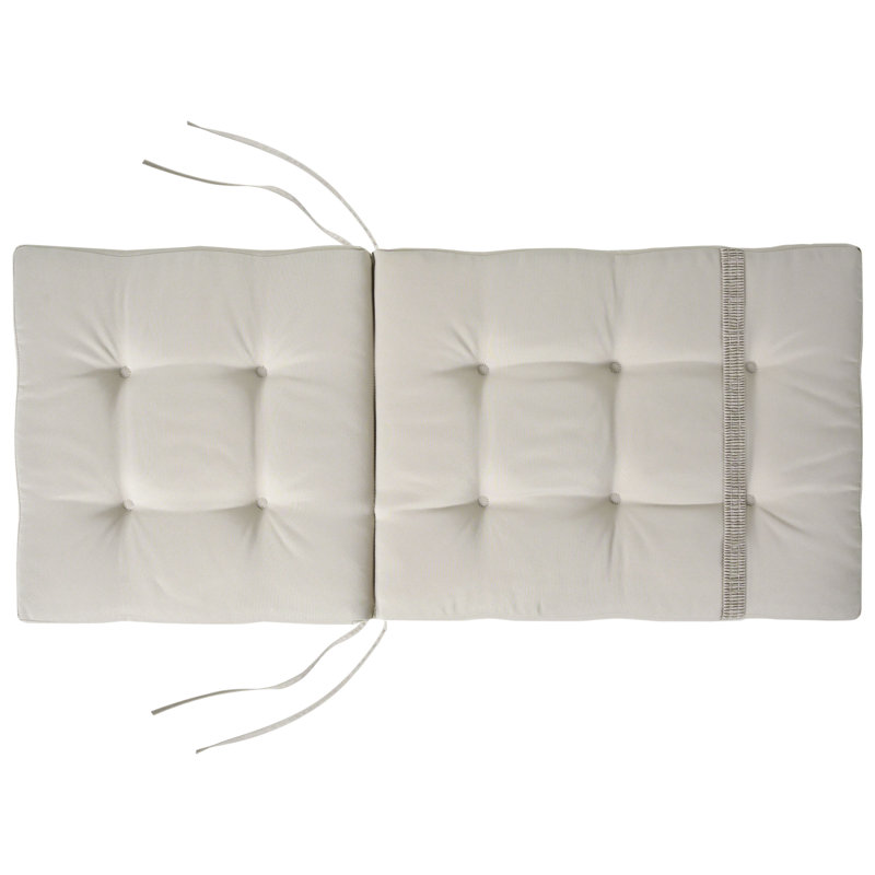 Set of 2 Back/Seat Cushions MAUI PREMIUM, Beige