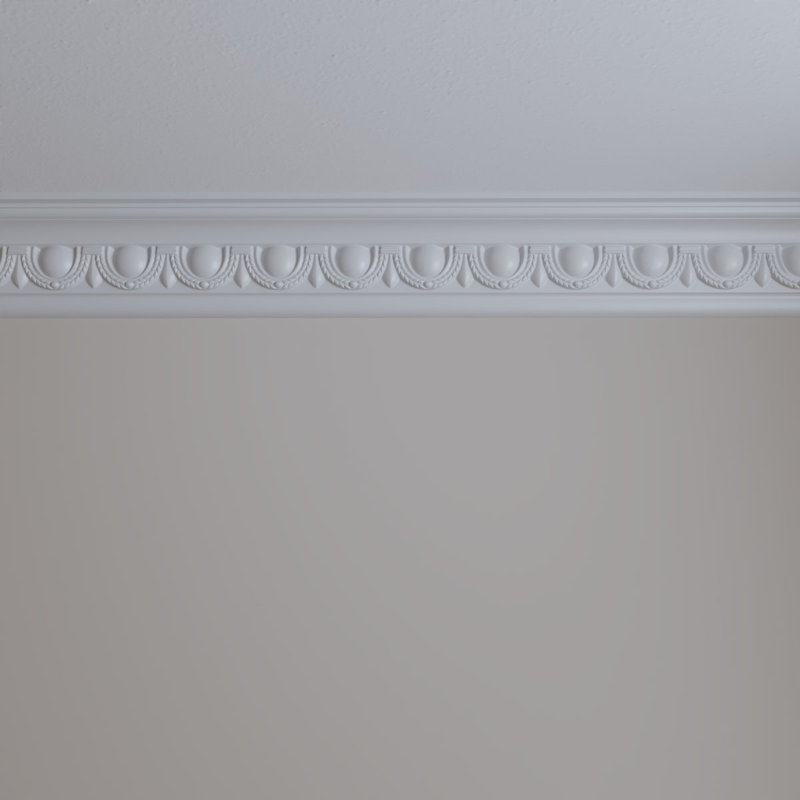 Federal Egg and Dart Primed Polyurethane Crown Moulding