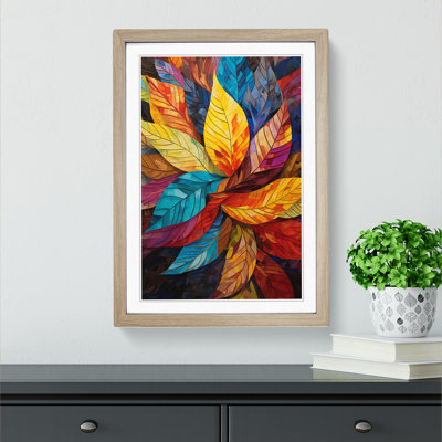 Leaf Constructivism - Framed Print