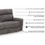Matsuda 2-Piece Power Reclining Sectional Loveseat-111134838