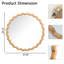 Miroir mural rond 27,5 pouces pour meuble-lavabo