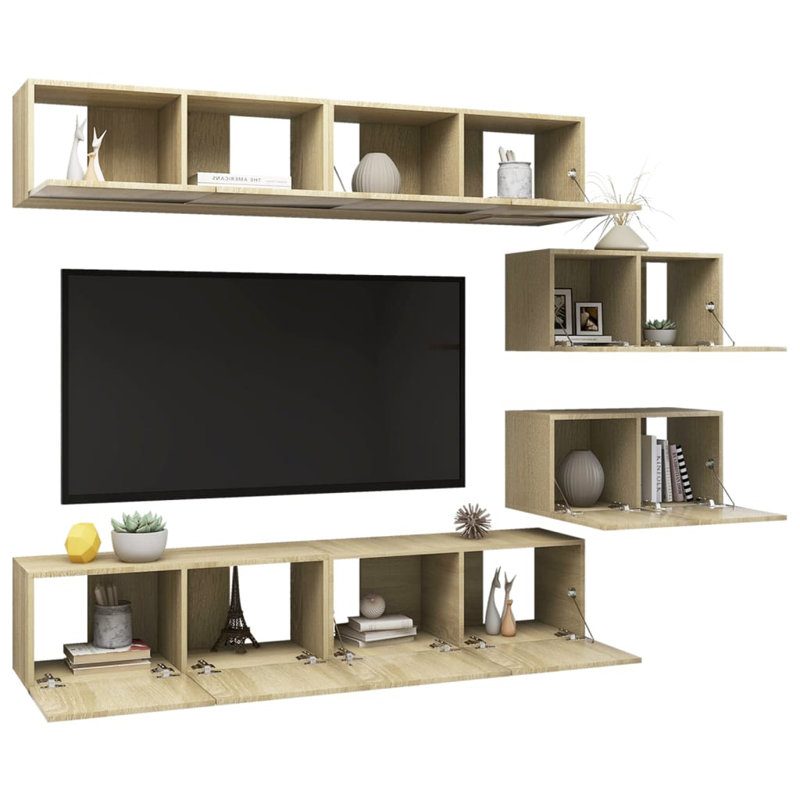 Azayvion TV Stand, Sonoma Oak, 60 cm