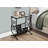 Accent Table, Side, End, Magazine, Nightstand, Narrow, Living Room, Bedroom, Metal, Black, Clear