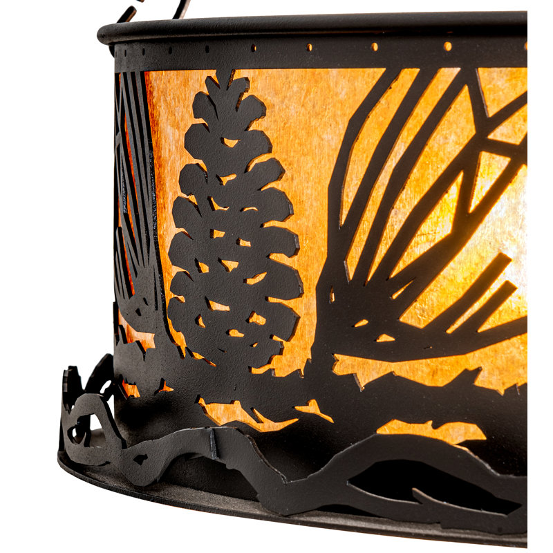Sid 4 - Light Pendant, Black, 35" H x 22" W x 22" D