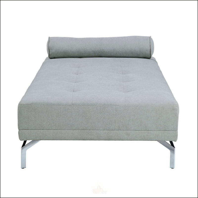 Canapé-lit rembourré en velours avec coussin