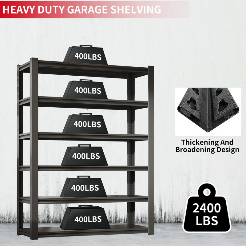 6 Tier Metal Shelves