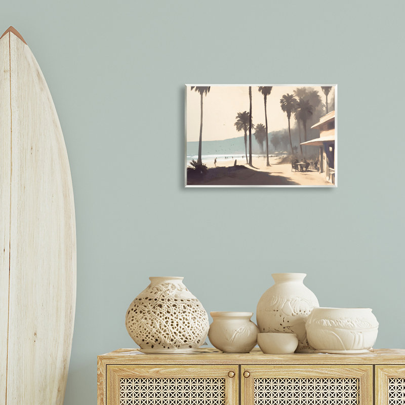Canopy Beach Scene Wall Plaque Art by Noah Bay, 13" H x 19" W