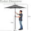 Atri 240cm Market Parasol-1578204535