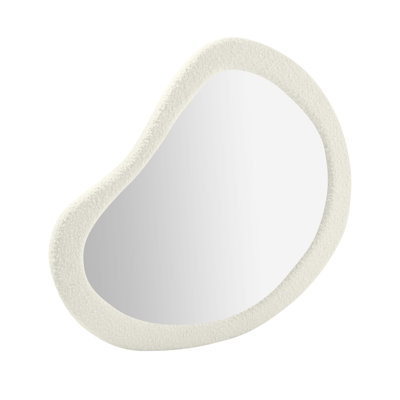 Mirrors Teardrop Boucle Mirror