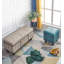 Repose-pieds avec rangement en microfibre-133796852