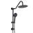 Shower Head With 10" Rain And Handheld - Matte Black Muscular Discomfort Wall Mounted Decor Complementary