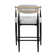 4-Piece Boucle Upholstered 25.8'' Counter Stool With Gold Metal Armrest(Set Of 4)