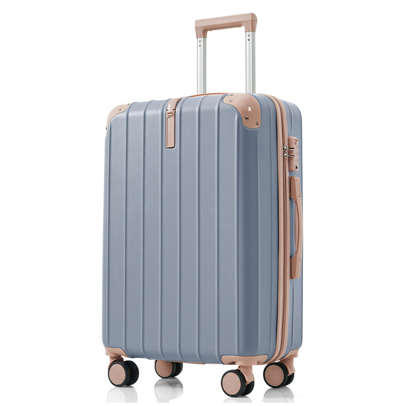 Ensemble de valises de voyage en ABS de qualité supérieure, ensemble de valise à verrou TSA 3 pièces avec des tailles de 20, 24 et 28 pouces avec des roues pivotantes à 360 °