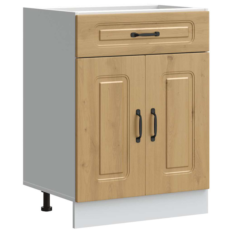 Kitchen Base Cabinet Kalmar Engineered Wood, Artisan Oak