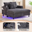 Chaise longue multifonctionnelle rembourrée-2067853852