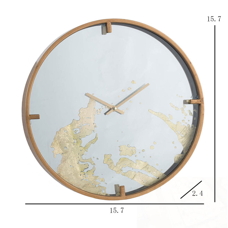 Minimalist Mirrored Clock