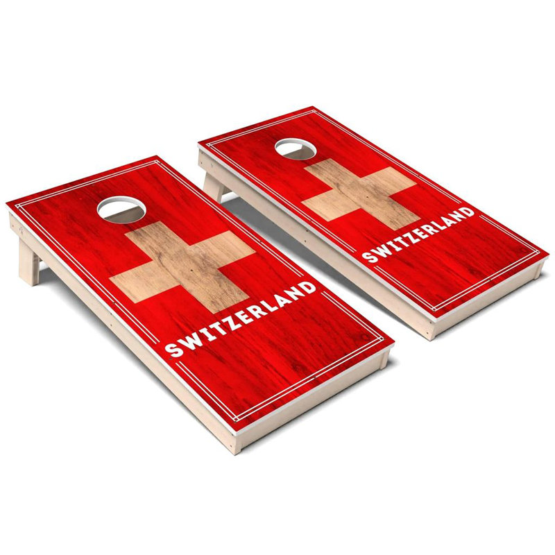 Ensemble de planches de cornhole en composite toutes saisons International Flag 2.0, Ajouter un étui de transport