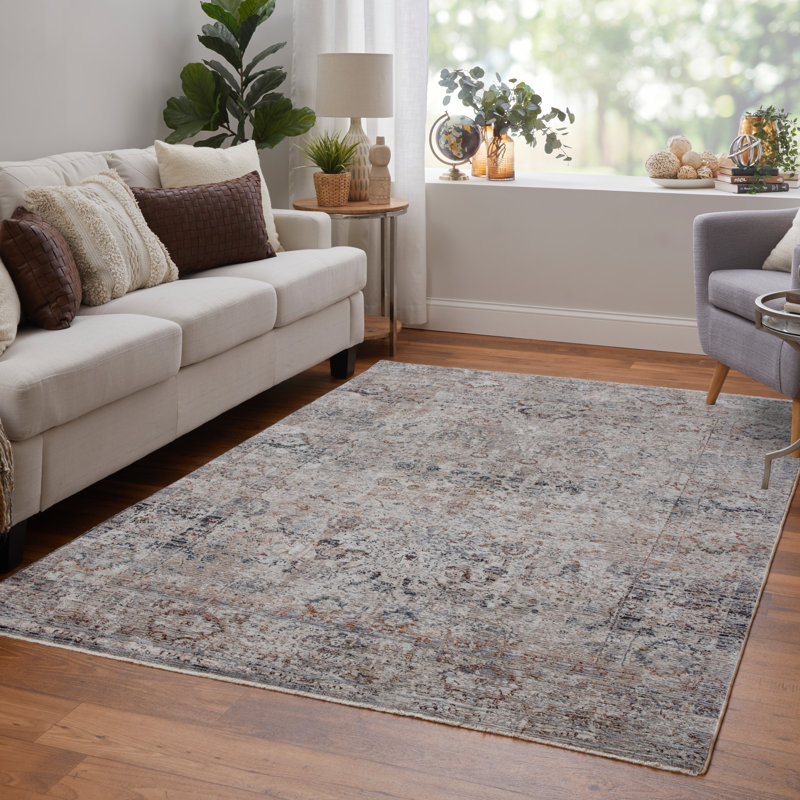 Tapis oriental beige Roma, Rectangle 7 pi 10 po x 10 pi